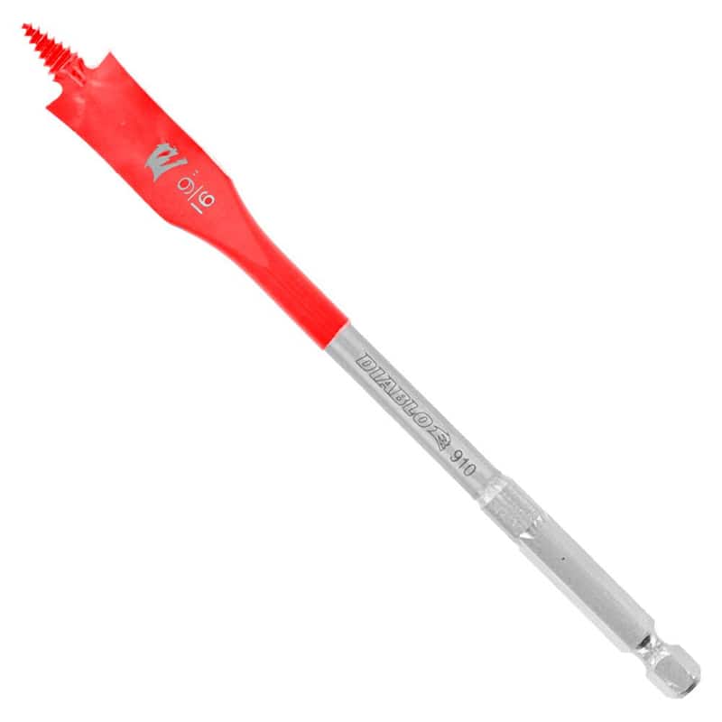 DIABLO Broca de paleta de acero de alta velocidad SPEEDemon de 9/16 pulgadas x 6 pulgadas (1 pieza) - DSP2060