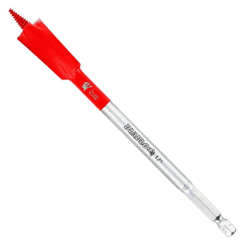 DIABLO 5/8 in. x 6 in. Broca de Pala Demo Demon para Madera con Clavos Incrustados - DSPD4020