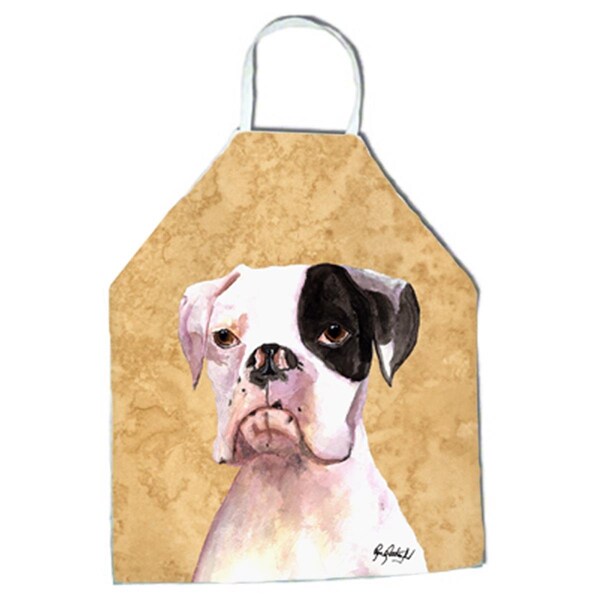 Carolines Treasures 27 x 31 In. Cooper the Boxer Apron - RDR3019APRON