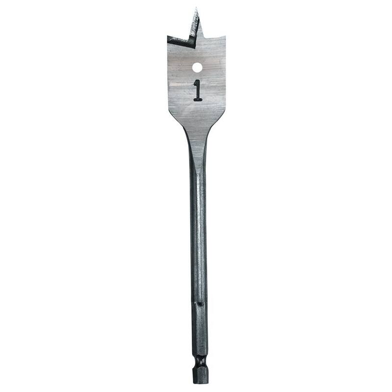 Broca plana para madera de 1 pulgada x 6 pulgadas de Milwaukee - 48-27-1001