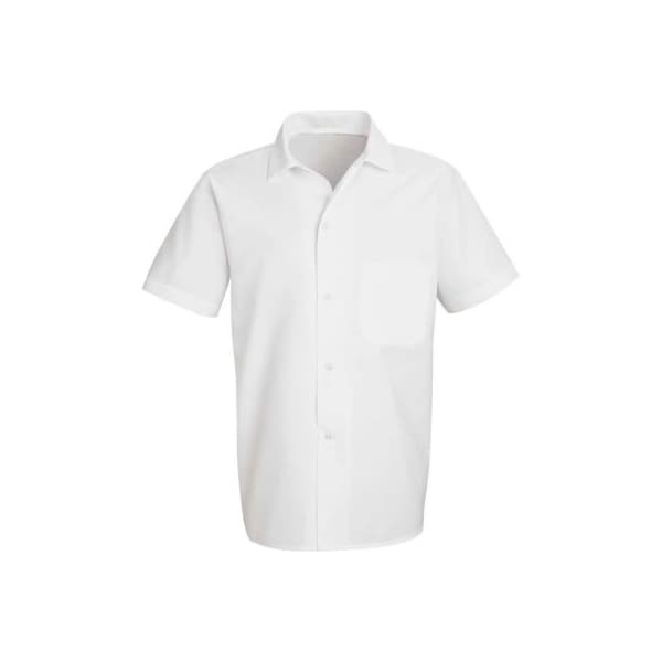 Vf Imagewear Chef Designs Button-Front Short Sleeve Cook Shirt, White, Polyester/Cotton, XL - 5010WHSSXL