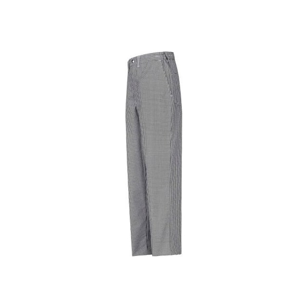 Vf Imagewear Chef Designs Cook Pants, Black & White Check, Polyester/Cotton Twill, 32" x 32" - 2020BW3232