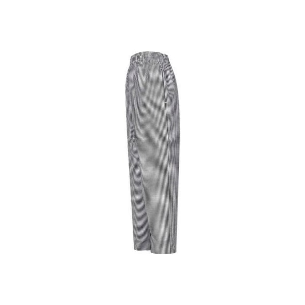 Vf Imagewear Chef Designs Baggy Chef Pants, Black & White Check, Polyester/Cotton, M - 5360BWRGM