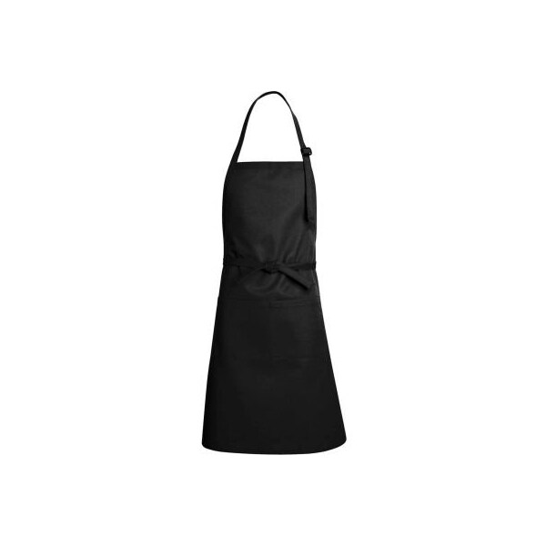 Vf Imagewear Chef Designs TT30BK2434, Premium Bib Apron, Black, 24" x 34" - TT30BK2434