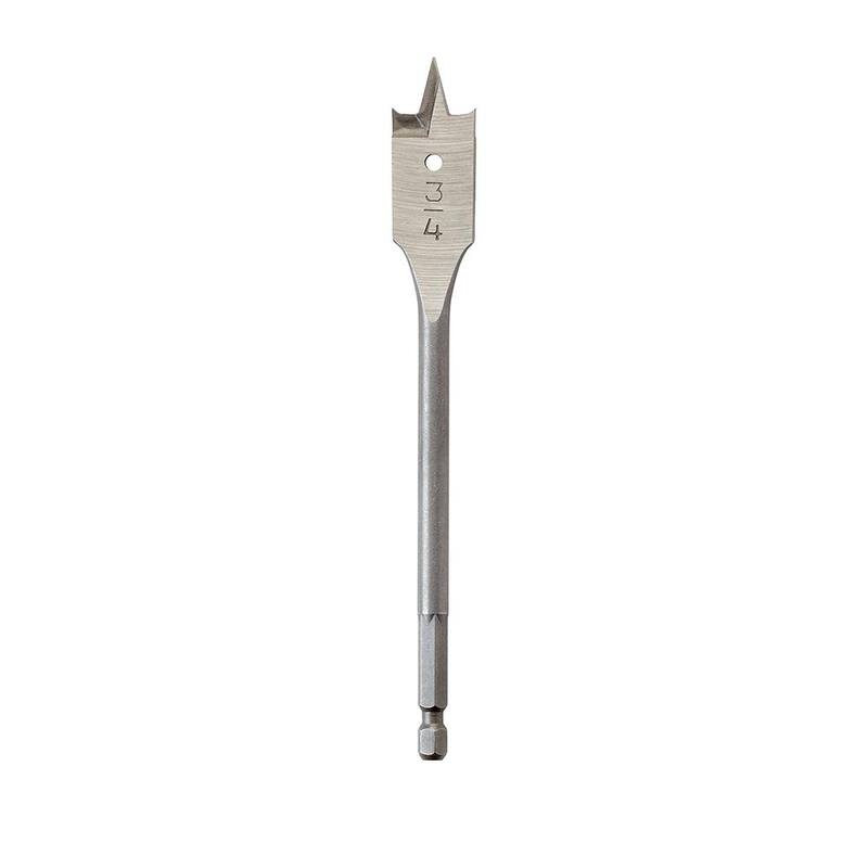 Broca plana para madera de acero de alta velocidad de 3/4 pulgadas x 6 pulgadas de Milwaukee - 48-27-0751
