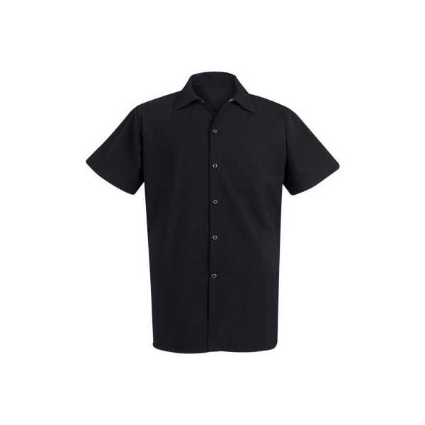 Vf Imagewear Chef Designs Spun Polyester Long Cook Shirt, Black, Spun Polyester, 4XL - 5035BKSS4XL