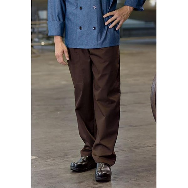 Nathan Caleb Uncommon Cargo Chef Pant in Brown Small - NA600554