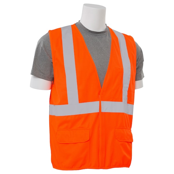 Deltaplus Vest, Flame Retardant Treated, Orange, 5XL - 65023
