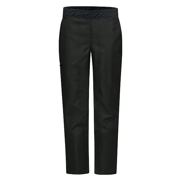 Red Kap Chef Pant, XL, Black - 0P1WBK RG XL