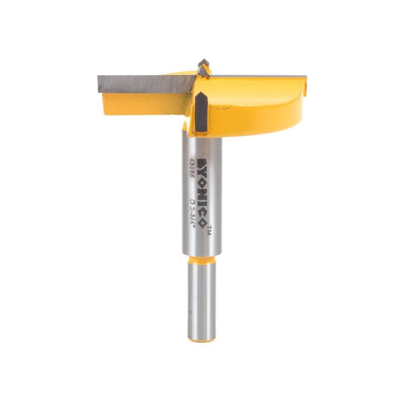Yonico Broca Forstner de Acero Endurecido Sólido de 2-3/4 pulgadas de diámetro y mango de 10 mm - 43065C