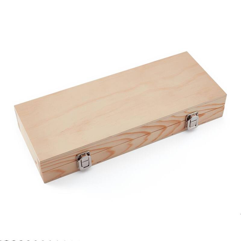 Broca Forstner BORA Tempest de acero de alta velocidad: set de 10 piezas en caja de madera - BFB-009874