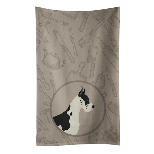 Carolines Treasures Great Dane in the Kitchen Kitchen Towel - CK2189KTWL