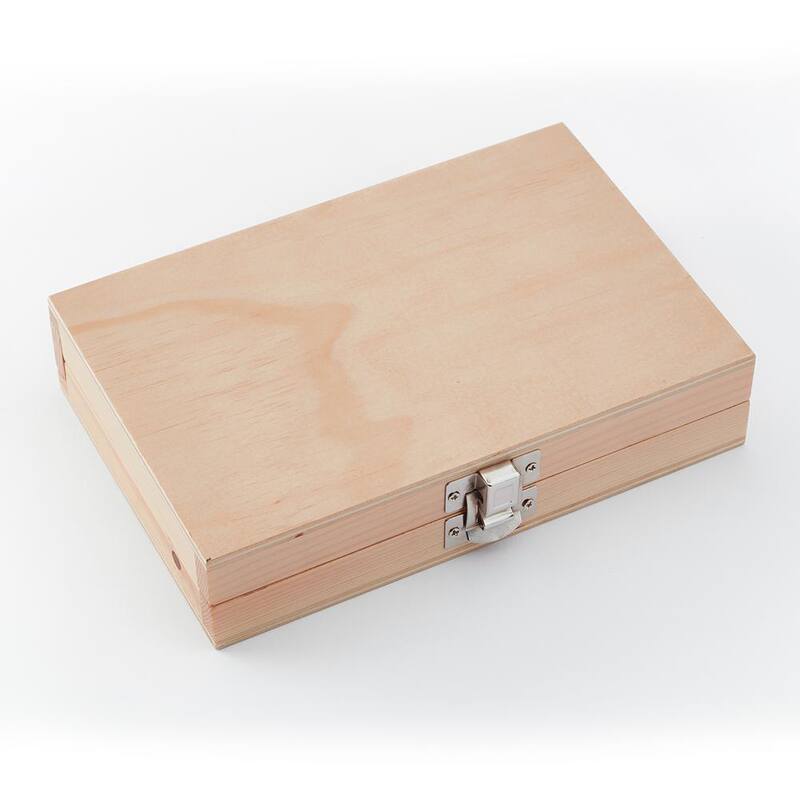 Broca BORA Tempest Forstner de acero de alta velocidad: Juego de 4 piezas en caja de madera - BFB-009959