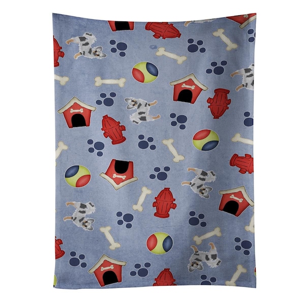 Carolines Treasures Dog House Collection Longhair Merle Chihuahua Kitchen Towel - BB4064KTWL