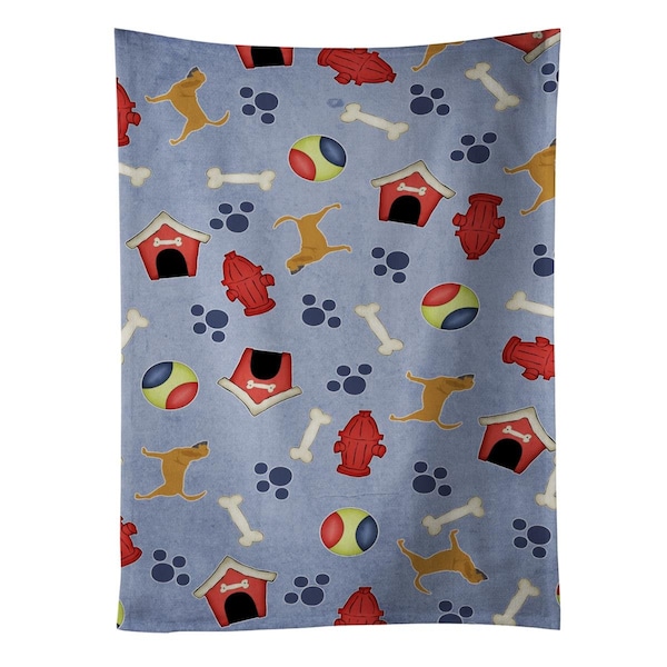 Carolines Treasures Bloodhound Dog House Collection Kitchen Towel - BB3884KTWL