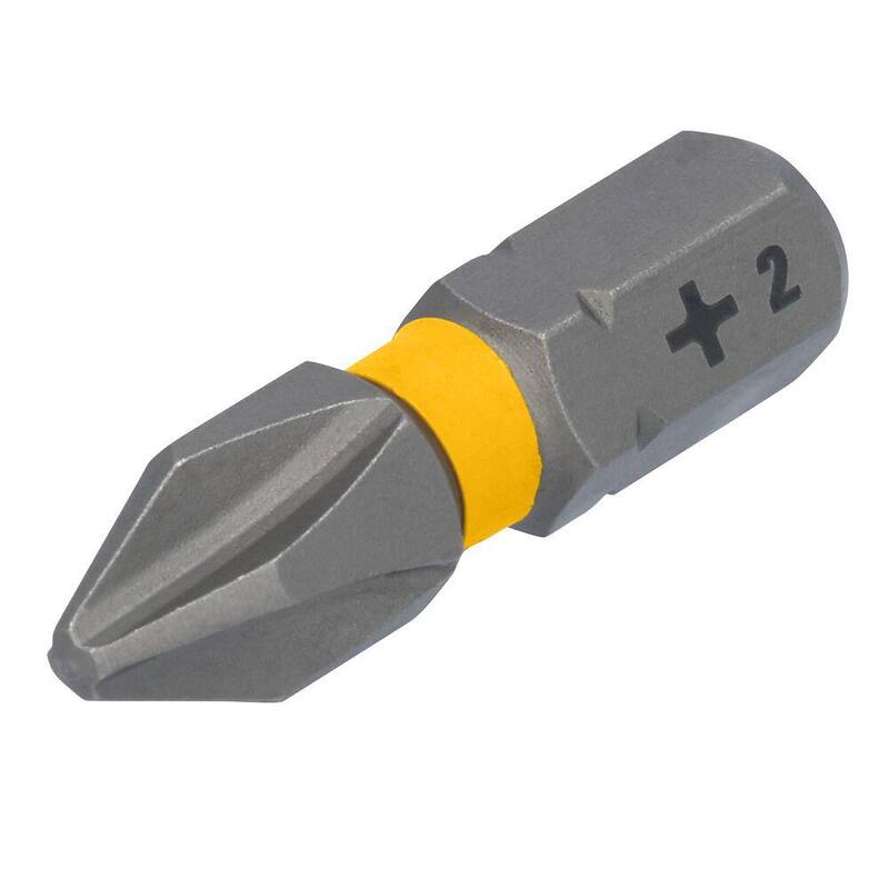 DEWALT MAXFIT ULTRA Juego de 30 puntas de acero para destornillador Phillips 2 - DWA1PH2UMF30