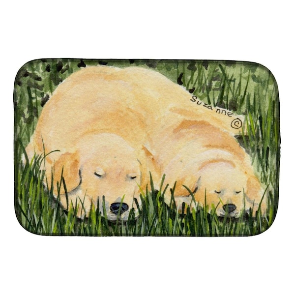 Carolines Treasures Golden Retriever Dish Drying Mat - SS8838DDM