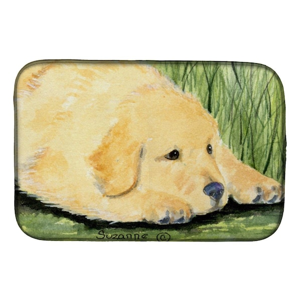 Carolines Treasures Golden Retriever Dish Drying Mat - SS8864DDM