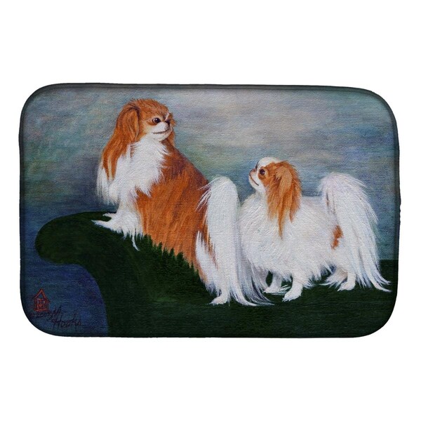 Carolines Treasures Japanese Chin Standing on My tail Dish Drying Mat - MH1059DDM