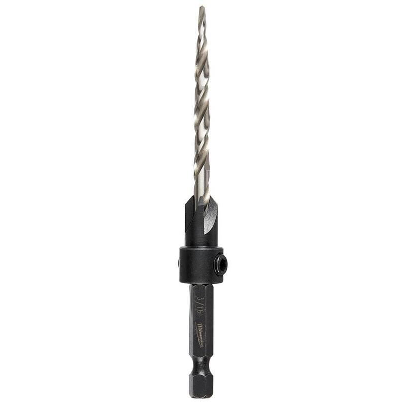 Avellanador Milwaukee #10 de 3/16 pulgadas para madera - 48-13-5002