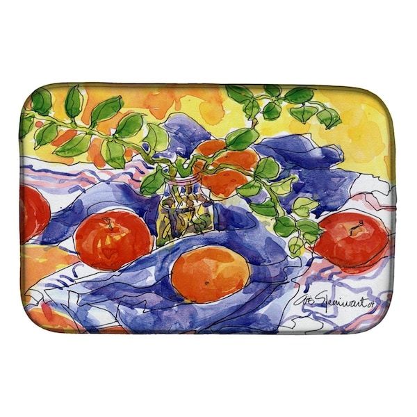 Carolines Treasures Apples Dish Drying Mat - 6047DDM