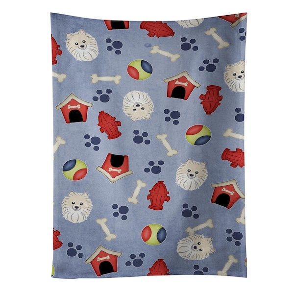 Carolines Treasures Dog House Collection Pomeranian Kitchen Towel - BB3986KTWL