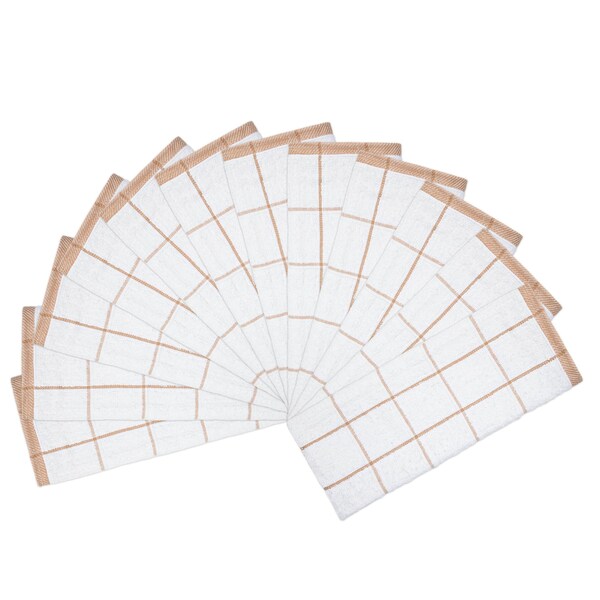 Monarch Kitchen Towels - 15 x 25 -Tan 12 Pack, 12PK - KT-TAN