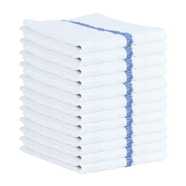 Monarch Brands Qwick Wick Bar Mop Towels, Blue, 60PK - N030-W65-5DZ-CS