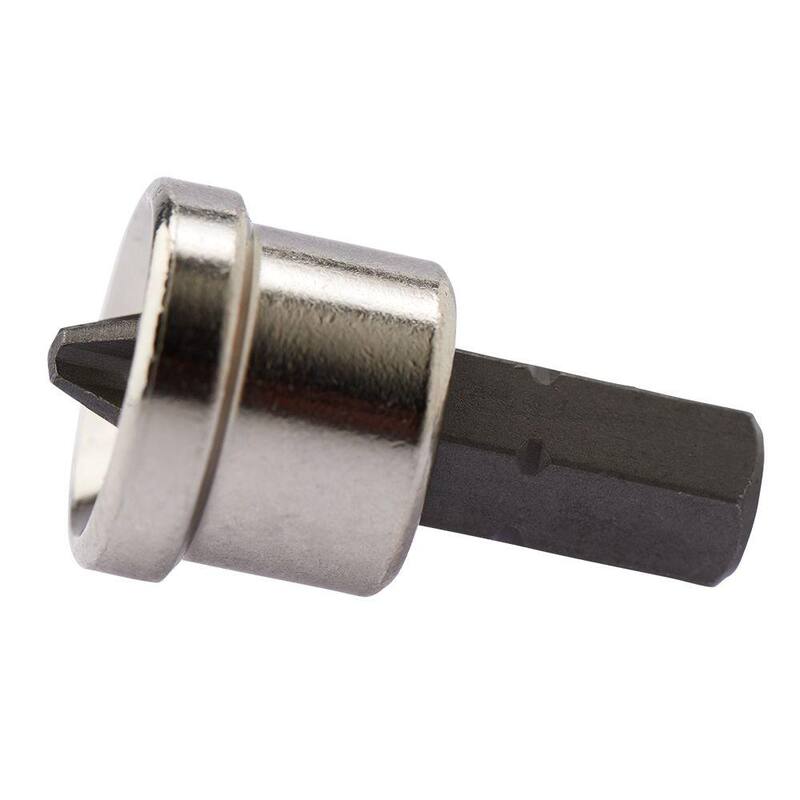 Adaptadores de tornillos de tablaroca de acero de aleación ToolPro 2 Phillips en caja de almacenamiento entrelazada (paquete de 10) - TP02155