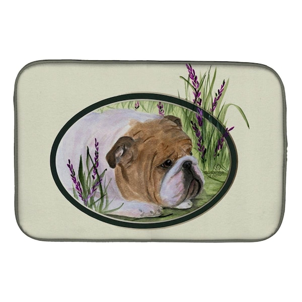 Carolines Treasures English Bulldog Dish Drying Mat - SS8023DDM