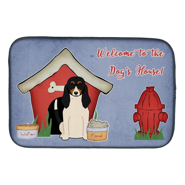 Carolines Treasures Dog House Collection Swiss Hound Dish Drying Mat - BB2798DDM