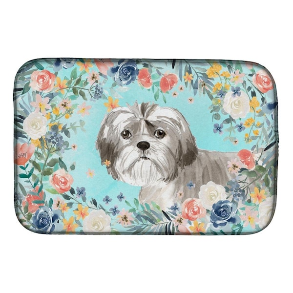 Carolines Treasures Shih Tzu Puppy Dish Drying Mat - CK3409DDM
