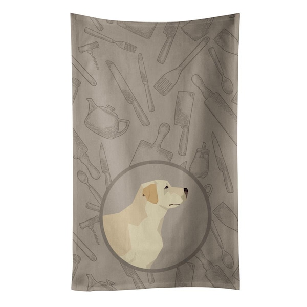Carolines Treasures Labrador Retriever in the Kitchen Kitchen Towel - CK2196KTWL