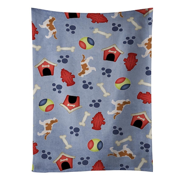 Carolines Treasures Cavalier King Charles Spaniel Dog House Collection Kitchen Towel - BB3949KTWL