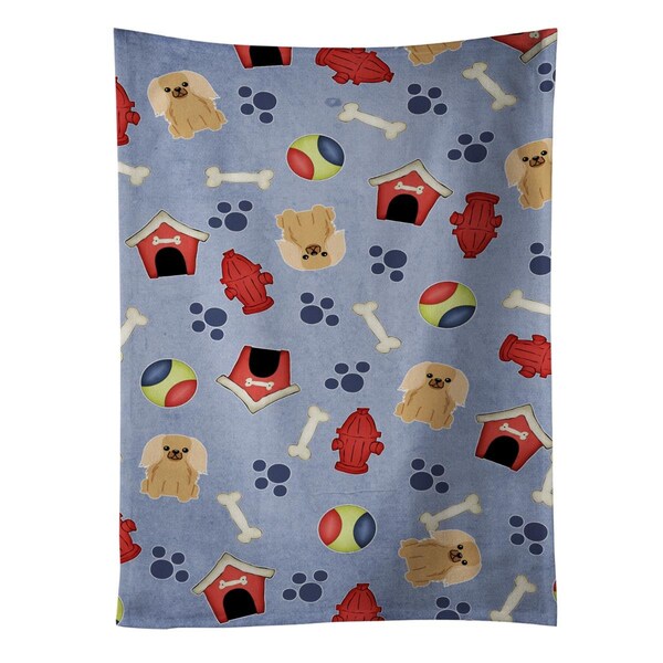 Carolines Treasures Dog House Collection Pekingnese Fawn Sable Kitchen Towel - BB2717KTWL