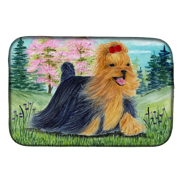 Carolines Treasures Yorkie Dish Drying Mat - SS8188DDM
