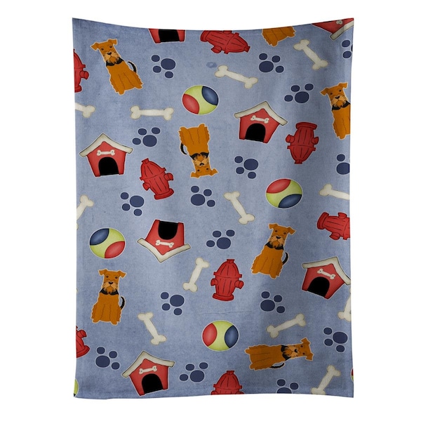 Carolines Treasures Dog House Collection Airedale Kitchen Towel - BB2654KTWL