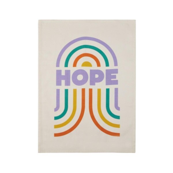 Tarifa 18 x 25 in. Rainbow Hope Kitchen Towel, 4PK - TA3691851