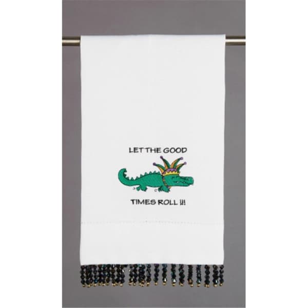 Tarifa 14 x 22 in. Let the Good Times Roll GT Kitchen Towel, 4PK - TA3691862