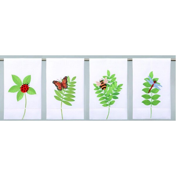 Tarifa 14 x 22 in. Insects on Leaves GT 4 Design Kitchen Towel - TA3121479