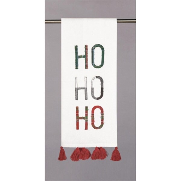 Tarifa 18 x 25 in. Plaid Ho Ho Kitchen Towel, 4PK - TA3691262