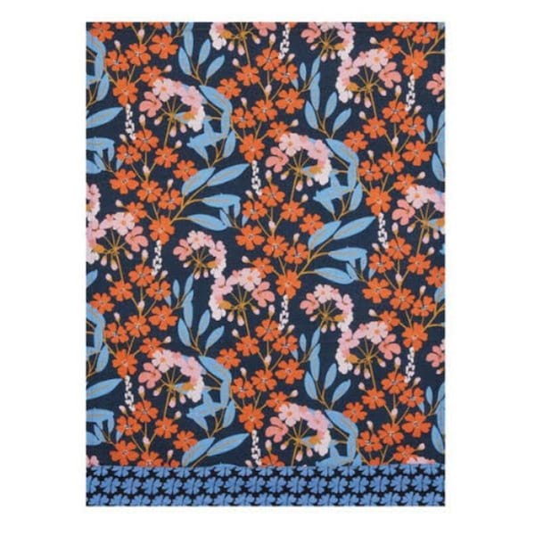 Peking Handicraft 18 x 25 in. Midnight Floral Kitchen Towel, 4PK - 04TAC44C