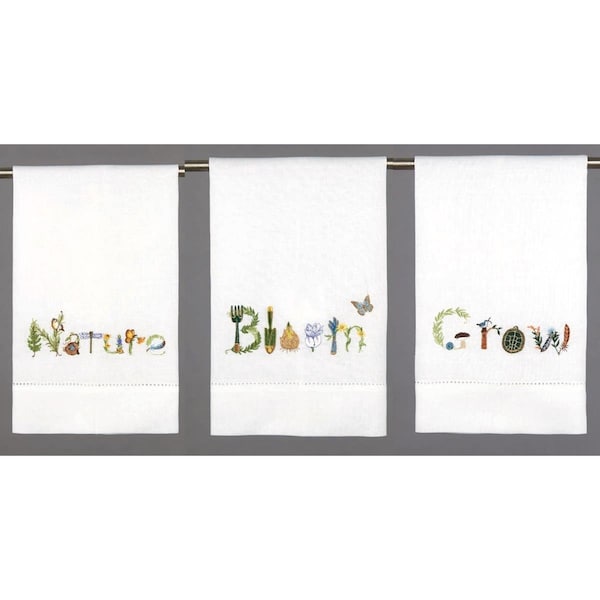 Tarifa 14 x 22 in. Grow Bloom Nature GT 3 Design Kitchen Towel, 6PK - TA3691844