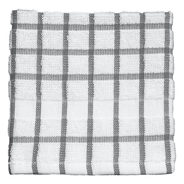 Martex Dish Cloth, Gray, 12" L, 12" W, PK288 - 1C41664