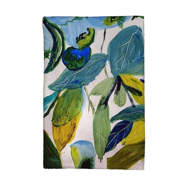 Betsy Drake Betsydrake KT1158 16 x 25 in. Betsys Blueberries Kitchen Towel - KT1158