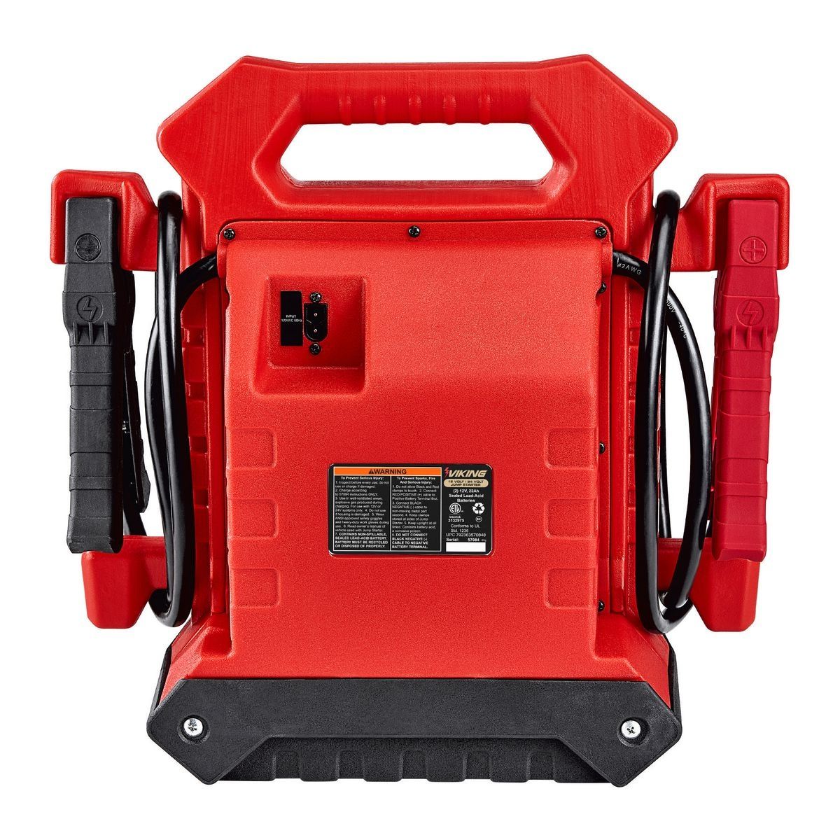 Arrancador de batería portátil y paquete de energía Viking 3400 Peak Amp Pro para automóviles - 57084