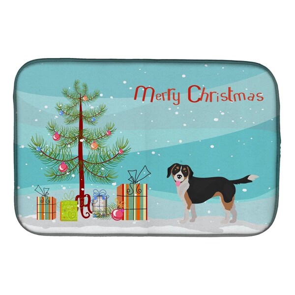 Carolines Treasures Beaglier No.2 Christmas Tree Dish Drying Mat - CK3803DDM