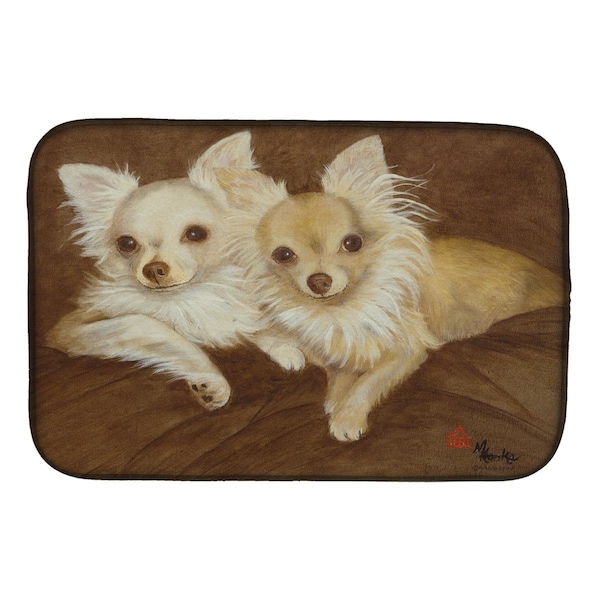 Carolines Treasures Chihuahua For the Pair Dish Drying Mat - MH1042DDM