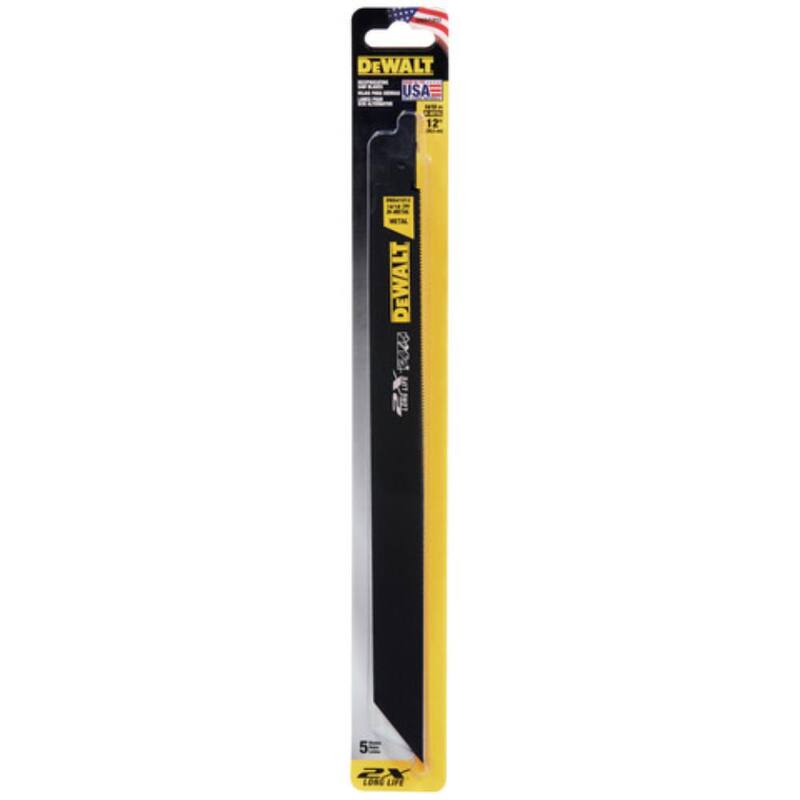 DEWALT Hoja de corte de metal premium de 12 pulgadas 2x (paquete de 5) - DWA41812
