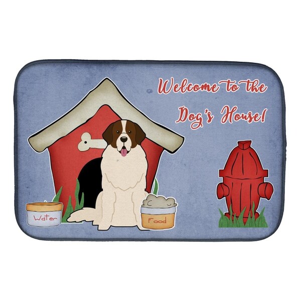Carolines Treasures Dog House Collection Moscow Watchdog Dish Drying Mat - BB2781DDM